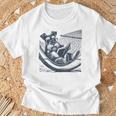 Schnauzer Hammock Reading Book Schnauzer Glasses T-Shirt Gifts for Old Men Schnauzer Hammock Reading Book Schnauzer Glasses T-Shirt Gifts for Old Men