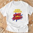School Counselor Teacher Superhero Superpower Comic Book Premium Tri-Blend T-Shirt Gifts for Old Men