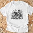 Skeleton Reading Book Floral Bookish Aesthetic Book Lover T-Shirt Gifts for Old Men Skeleton Reading Book Floral Bookish Aesthetic Book Lover T-Shirt Gifts for Old Men