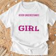 SOMMAS BOOKS Never Underestimate The Power Of a Girl With a Book Reading T-Shirt Gifts for Old Men SOMMAS BOOKS Never Underestimate The Power Of a Girl With a Book Reading T-Shirt Gifts for Old Men