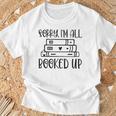 Sorry I'm All Booked Up Book Lover T-Shirt Gifts for Old Men Sorry I'm All Booked Up Book Lover T-Shirt Gifts for Old Men