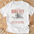 Star Wars The Book Of Boba Fett Meet The New Boss Sketch T-Shirt Gifts for Old Men