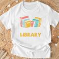 Support Your Local Library Vintage Book Lover T-Shirt Gifts for Old Men