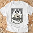 Tales Of The Macabre Skull Book Gothic Books Reading Lover T-Shirt Gifts for Old Men