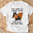 That's What I Do I Read Books I Drink Coffee I Know Things T-Shirt Gifts for Old Men