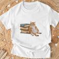 That's What I Do I Read Books I Pet Cats And I Know Things T-Shirt Gifts for Old Men