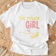 Never Underestimate Bookworm Girl Book Reader Reading T-Shirt Gifts for Old Men