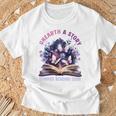 Unearth a Story Summer Library Reading 2026 Butterfly Book T-Shirt Gifts for Old Men Unearth a Story Summer Library Reading 2026 Butterfly Book T-Shirt Gifts for Old Men