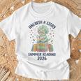 Unearth a Story Triceratops Dinosaur Reading Books Cute Dino T-Shirt Gifts for Old Men Unearth a Story Triceratops Dinosaur Reading Books Cute Dino T-Shirt Gifts for Old Men