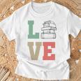 Valentines Day Book Lover Reading T-Shirt Gifts for Old Men