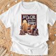 Vintage Just A Girl Who Loves Books Retro Bookworm Reader T-Shirt Gifts for Old Men Vintage Just A Girl Who Loves Books Retro Bookworm Reader T-Shirt Gifts for Old Men