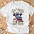Weightlifting Book Lover Bookworm Lifting To Hold More Books T-Shirt Gifts for Old Men