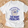 Why Was The Math Book Sad Too Many Problems Math Humor T-Shirt Gifts for Old Men