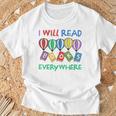 I Will Read Books Everywhere Across America Child Readers T-Shirt Gifts for Old Men I Will Read Books Everywhere Across America Child Readers T-Shirt Gifts for Old Men