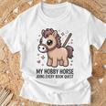 Women's My Hobby Horse Joins Every Book Quest Reading Lover T-Shirt Gifts for Old Men