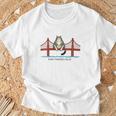 Women's San Franciscos Cat Golden Gates Bridge Cat Reading Books T-Shirt Gifts for Old Men Women's San Franciscos Cat Golden Gates Bridge Cat Reading Books T-Shirt Gifts for Old Men