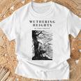 Wuthering Heights By Emily Bronte Vintage Book Cover T-Shirt Gifts for Old Men
