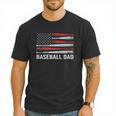 Baseball Dad Father's Day US Flag Baseball Men T-Shirt Baseball Dad Father's Day US Flag Baseball Men T-Shirt