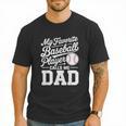 Baseball Dad My Favorite Baseball Player Calls Me Dad Men T-Shirt