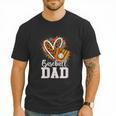 Baseball Dad Leopard Heart Colorful Men T-Shirt Baseball Dad Leopard Heart Colorful Men T-Shirt