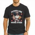 Baseball Dad Saying Hot Dog Gnome Pun For Fathers Day Men T-Shirt