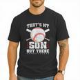 Baseball Dad Softball Game Son Out There Fathersday Baseball Men T-Shirt