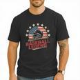 Baseball Dad USA Flag Men T-Shirt