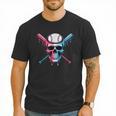 Cool Baseball Ice Cream Dripping Baseball Dad Baseball Lover Men T-Shirt