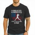 I Created Monster She Calls Me Dad Baseball Dad Men T-Shirt I Created Monster She Calls Me Dad Baseball Dad Men T-Shirt