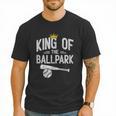 Dad Baseball For Men Baseball Dad King Of Ballpark Men T-Shirt Dad Baseball For Men Baseball Dad King Of Ballpark Men T-Shirt