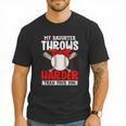 My Daughter Throws Harder Than Your Son Baseball Dads Men T-Shirt My Daughter Throws Harder Than Your Son Baseball Dads Men T-Shirt