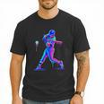 Ice Cream Drip Melting Baseball Bat Player Baseball Dad Men T-Shirt