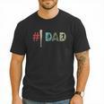 Number One Baseball Dad Father's Day Baseball Player Dad Men T-Shirt