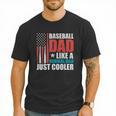 Patriotic Baseball Dad Father's Day American Flag Men T-Shirt