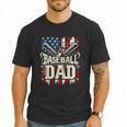 Retro American Flag Baseball Dad Father's Day Men T-Shirt Retro American Flag Baseball Dad Father's Day Men T-Shirt