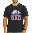 Vintage Baseball Dad Happy Fathers Day For Men Sports Lovers Men T-Shirt