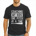 Vintage Coaching My Kids One Pitch At A Time Baseball Dad Men T-Shirt Vintage Coaching My Kids One Pitch At A Time Baseball Dad Men T-Shirt