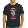 Vintage I'm Not Yelling This Is My Baseball Dad Voice Men T-Shirt
