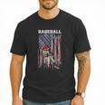 Vintage USA Flag Baseball Player Proud Baseball Dad Men T-Shirt Vintage USA Flag Baseball Player Proud Baseball Dad Men T-Shirt
