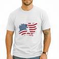 Baseball DAD American Flag Patriotic Father's Day Premium Men T-Shirt Baseball DAD American Flag Patriotic Father's Day Premium Men T-Shirt
