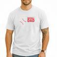 Baseball Dad Men USA American Flag Fathers Day 4th Of July Premium Men T-Shirt
