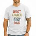 Baseball Dad For Men Vintage Best Coach And Best Dad Men T-Shirt