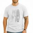 Baseball Dad Silhouette Bat Flag Stars Premium Men T-Shirt Baseball Dad Silhouette Bat Flag Stars Premium Men T-Shirt