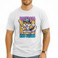 Baseball Dad Squad Fox On The Bat Raglan Baseball Tee Men T-Shirt