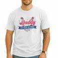 Daddy Of The Rookie Baseball Dad Retro Love Heart Birthday Premium Men T-Shirt