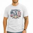Patriotic Baseball Dad USA Flag American 4th Of July Men T-Shirt Patriotic Baseball Dad USA Flag American 4th Of July Men T-Shirt