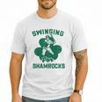 Shamrock Baseball Dad St Patricks Irish Ireland St Paddys Men T-Shirt