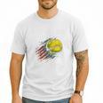 Softball Dad Like a Baseball Dad With Bigger Balls Premium Men T-Shirt