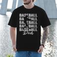 Baseball Dad Baseball Bat Sports Father's Day Men Men T-Shirt Baseball Dad Baseball Bat Sports Father's Day Men Men T-Shirt