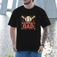 Baseball Dad Camouflage Tee For Proud Fathers Men T-Shirt
